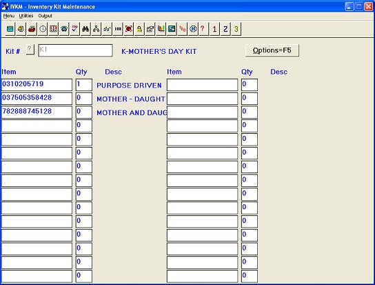 IVKM - KIT MAINTENANCE Vs 6