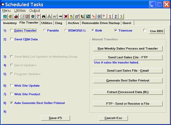 SCHEDULE - File Transfer Tab